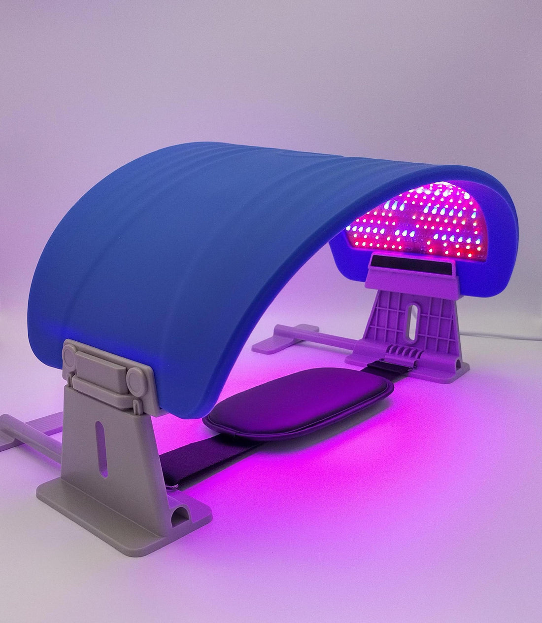 Three color light therapy device for skin care (blue, yellow, red LED lights)